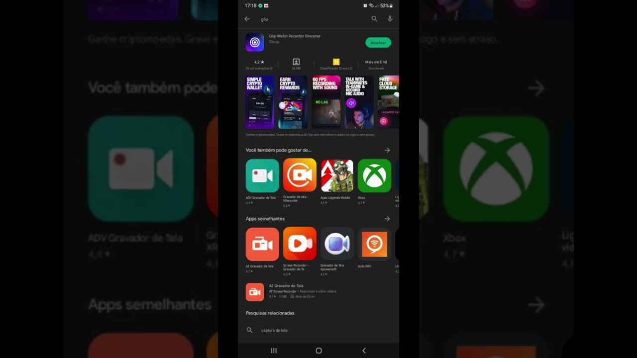Top 3 Melhores Gravadores  De Tela Pra Android (Grava &aacute;udio interno)