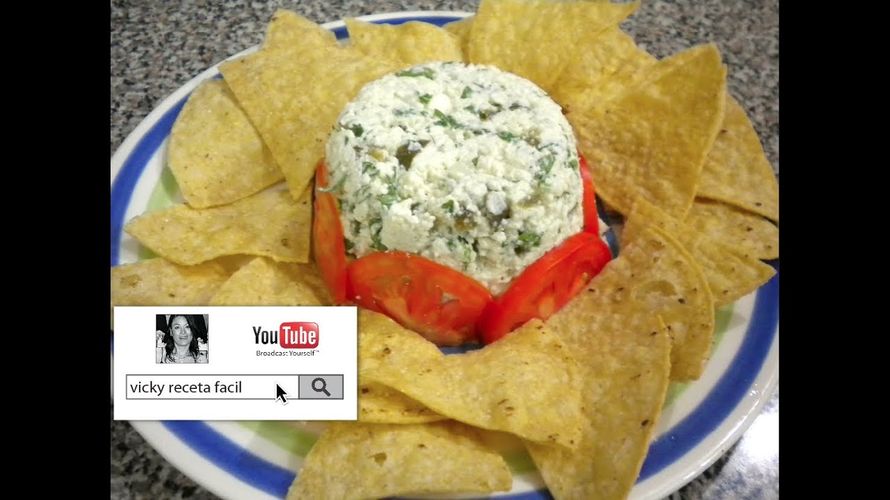 BOTANA / DIP DE REQUESON | Vicky Receta Facil