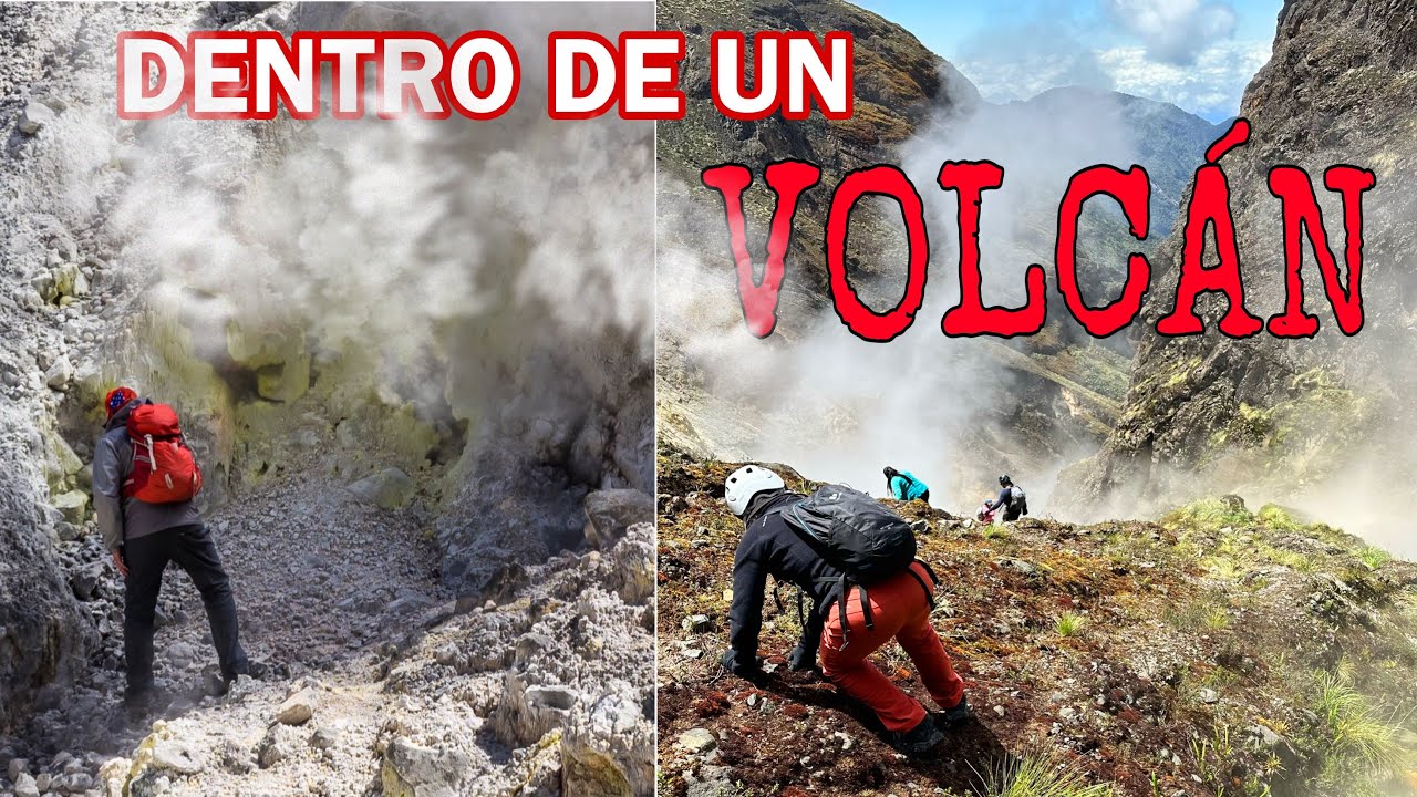 En las PROFUNDIDADES de un VOLCÁN ACTIVO 🌋🇪🇨 (ECUADOR) Josué y Elie GUAGUA PICHINCHA