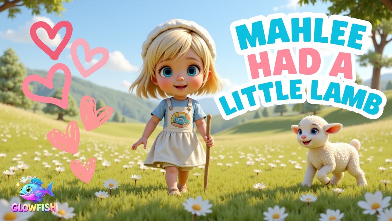 Mahlee Had a Little Lamb 🐑 Glowfish Nursery Rhyme