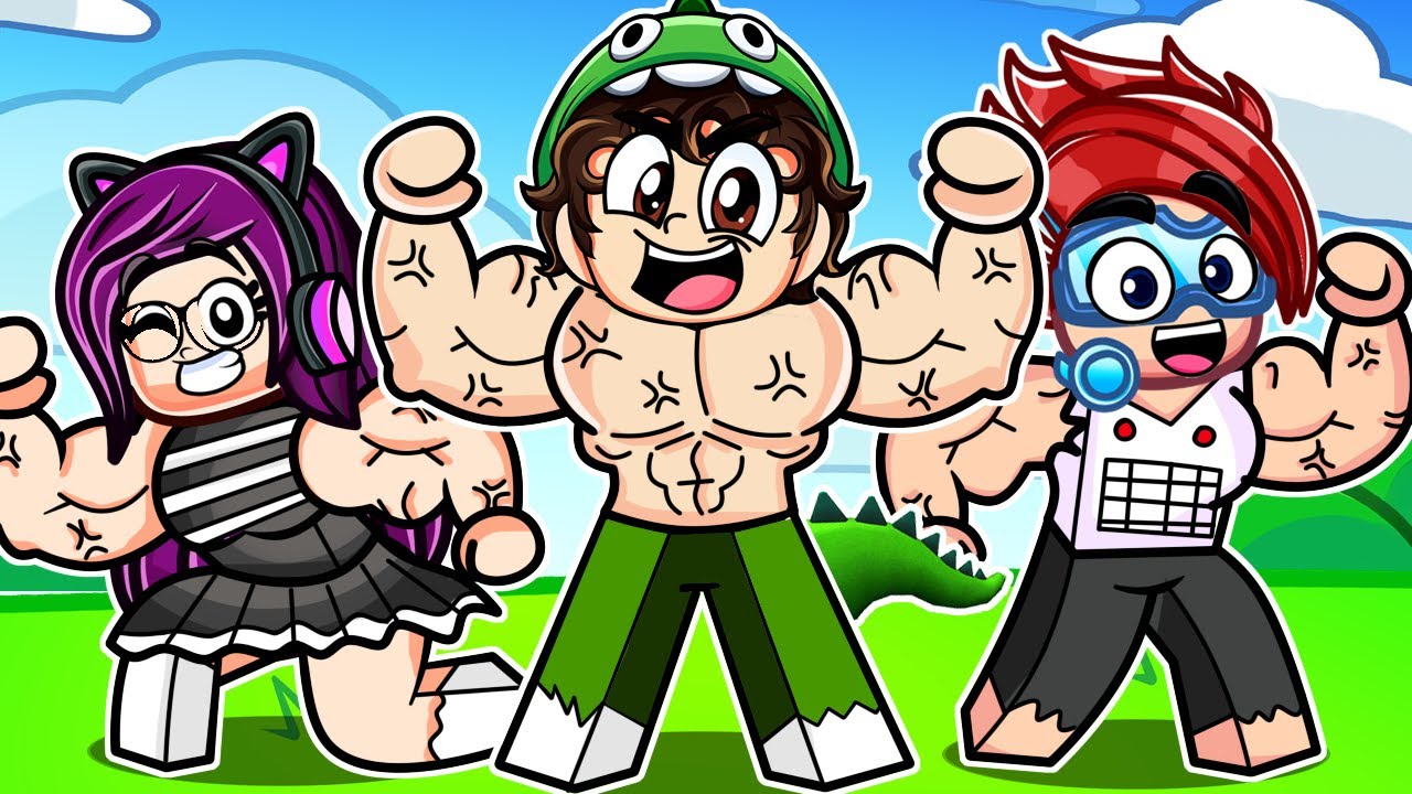 ME CONVIERTO en EL MAS FUERTE en LIGA DE GIMNASIO! | ROBLOX | Dylan Juega