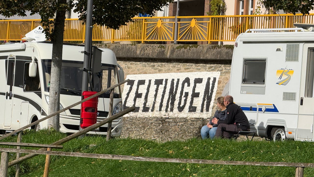Overzicht camperplaats in Zeltingen Rachtig 