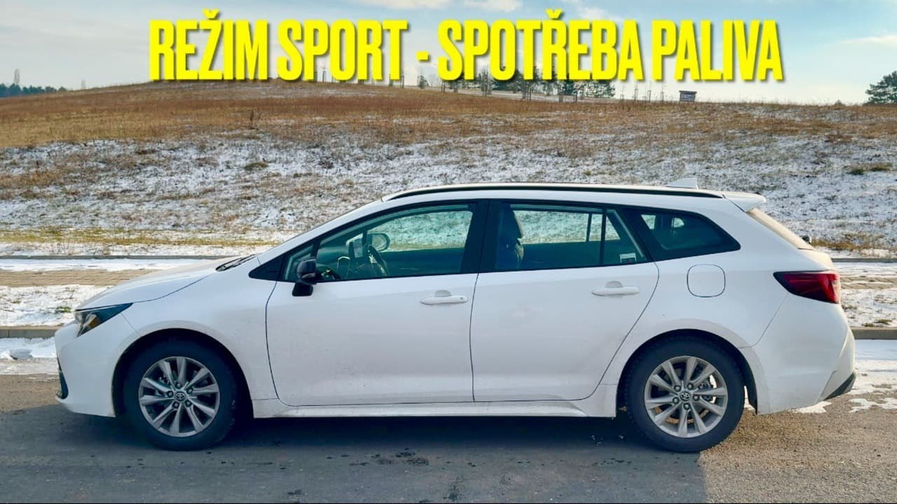 Toyota Corolla Hybrid ve SPORT režimu – kolik opravdu žere?