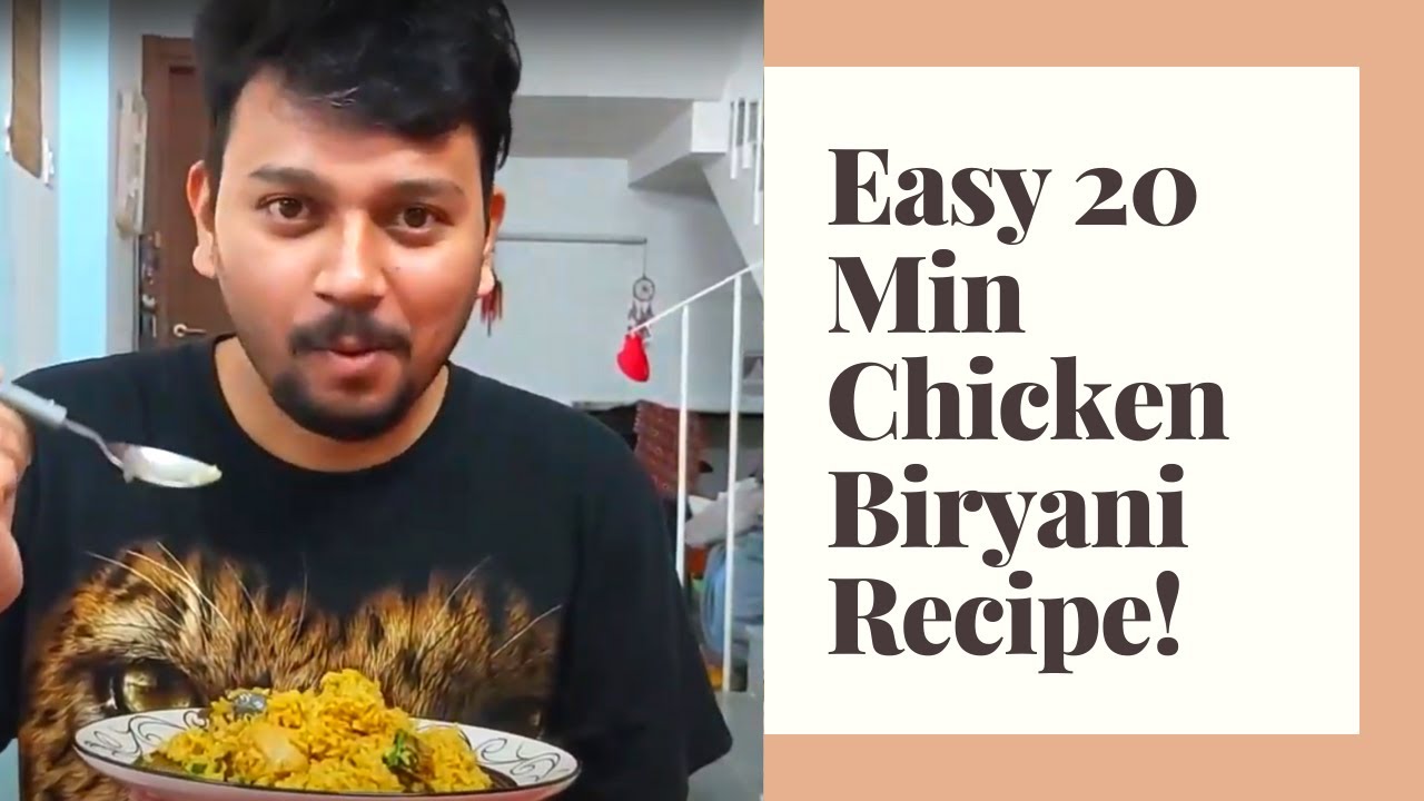 #20 Brushes & Spoons - Easy Chicken Biryani Recipe🍗🐔🍛 | 20 Min Easy Recipe👨‍🍳⏰