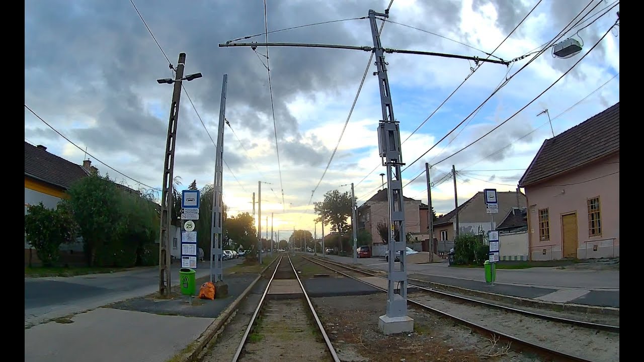 2B villamos teljes vonal Gubacsi út - Jászai Mari tér - Pesterzsébet - Gubacsi út