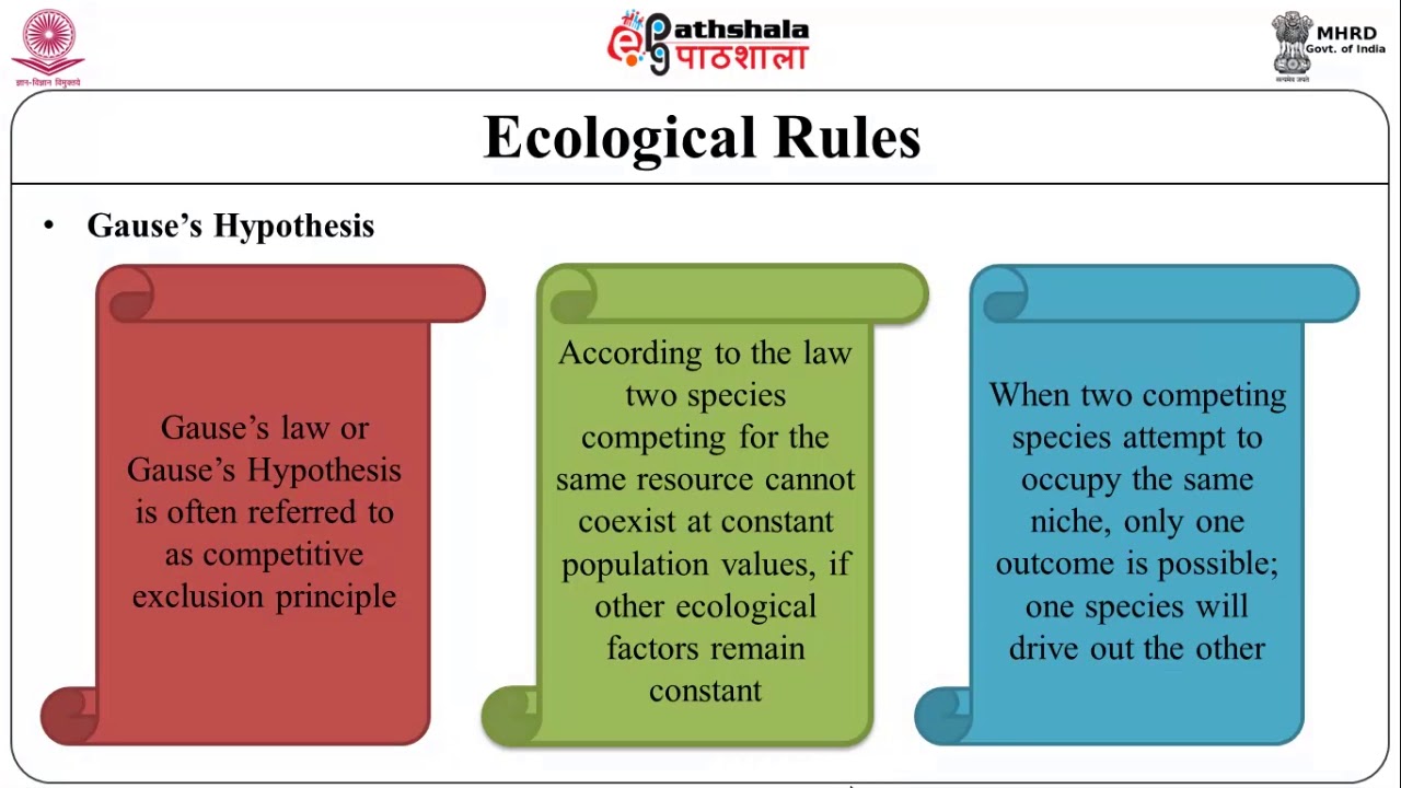 Ecological Rules & their application to human population