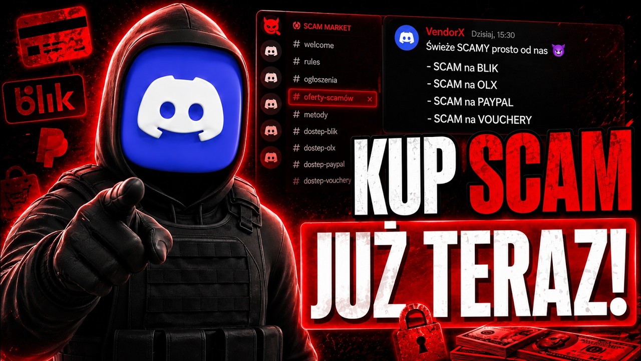 Znalazłem DISCORD gdzie SPRZEDAJĄ prawdziwe SCAMY...