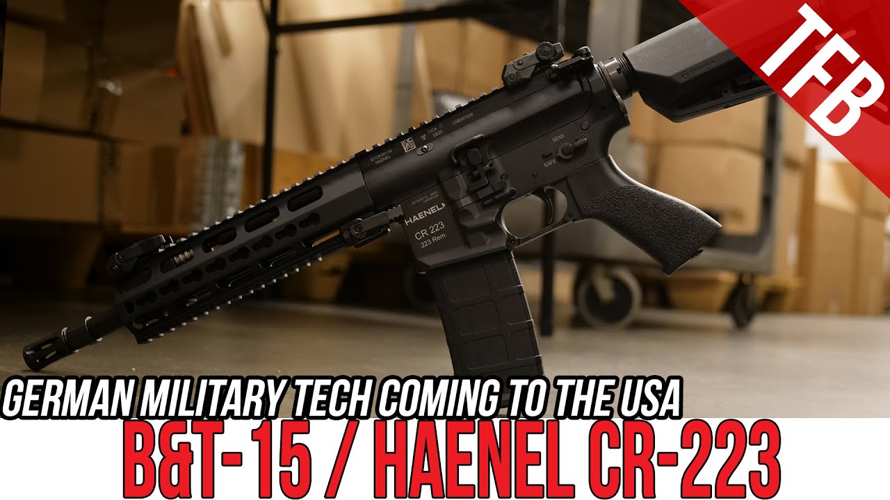 Haenel CR223 появится в США под обозначением B&T-15! #GunFest2021