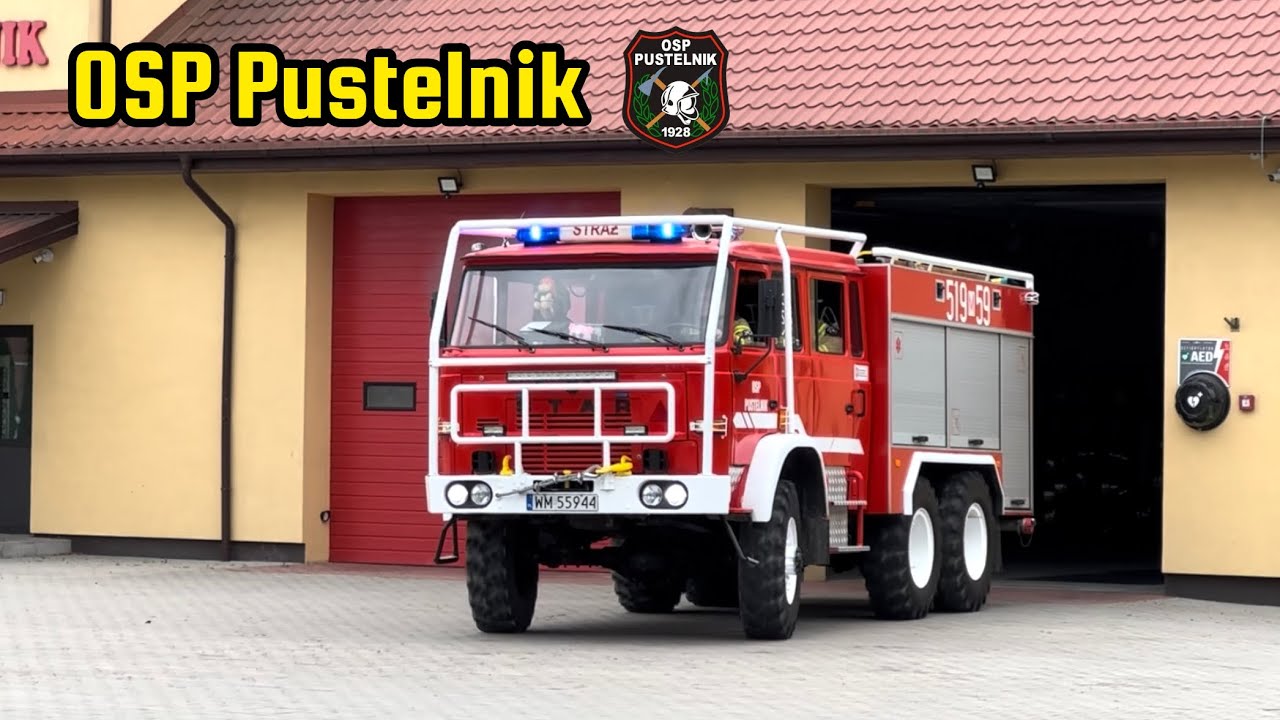 [Nietypowy Star 266] Alarmowy pokaz siły bojowej w jednostce OSP Pustelnik !!!