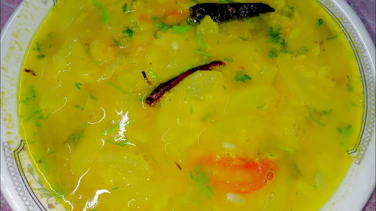 মসুর ডাল দিয়ে লাউ রান্না রেসিপি। এ রান্নাটা খুবই মজাদার।। 😋😋😋