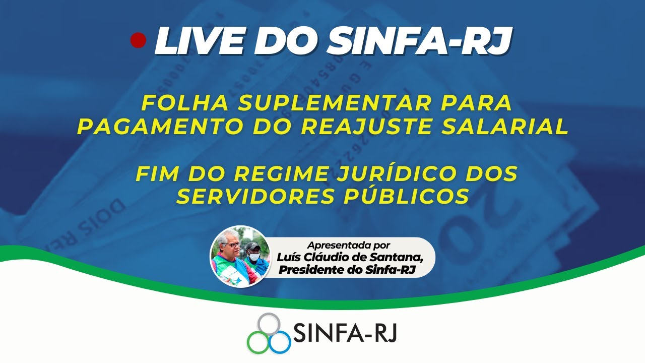 ⚠ FOLHA SUPLEMENTAR PARA PAGAMENTO DO REAJUSTE  ⚠ FIM DO REGIME JURÍDICO DOS SERVIDORES PÚBLICOS