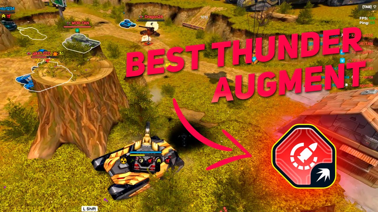 Tanki Online - Adaptive Reload | BEST augment for Thunder | Montage & Highlights!