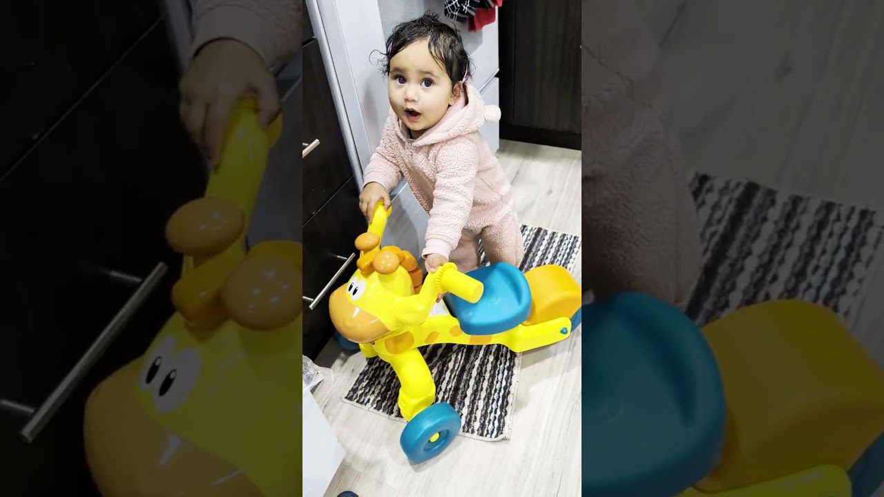 Shivika after 1 year Vaccination ❤️❤️ #ride #active #viral #blogger #trending #cutebaby 