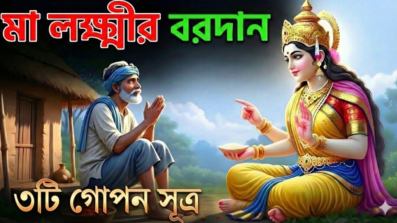 মা লক্ষ্মীর এই ৩টি গোপন সূত্র যে জানে, টাকা তার পেছনে ছোটে❗ধনী হওয়ার উপায়