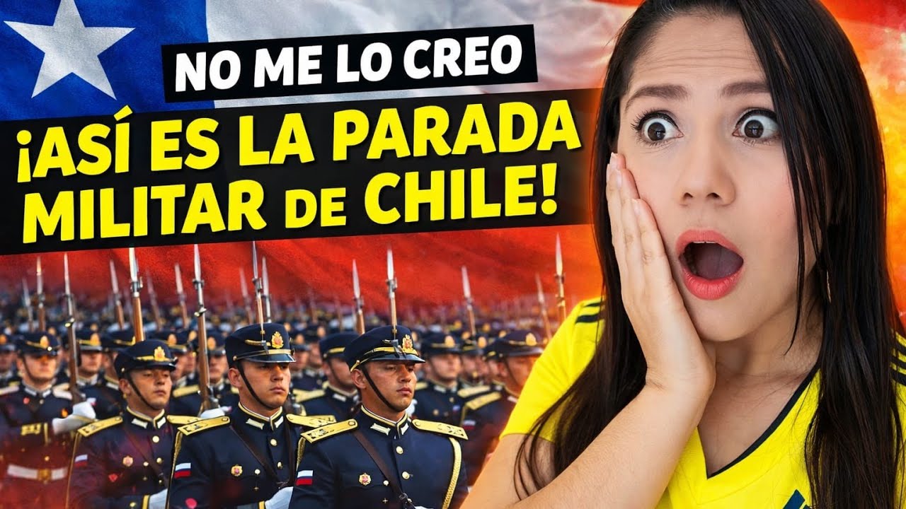COLOMBIANA REACCIONA POR PRIMERA VEZ A LA PARADA MILITAR CHILE 2019