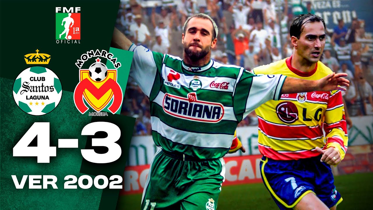 ⚔️ Santos 4-3 Morelia 🦋 Jornada 15 - Verano 2002