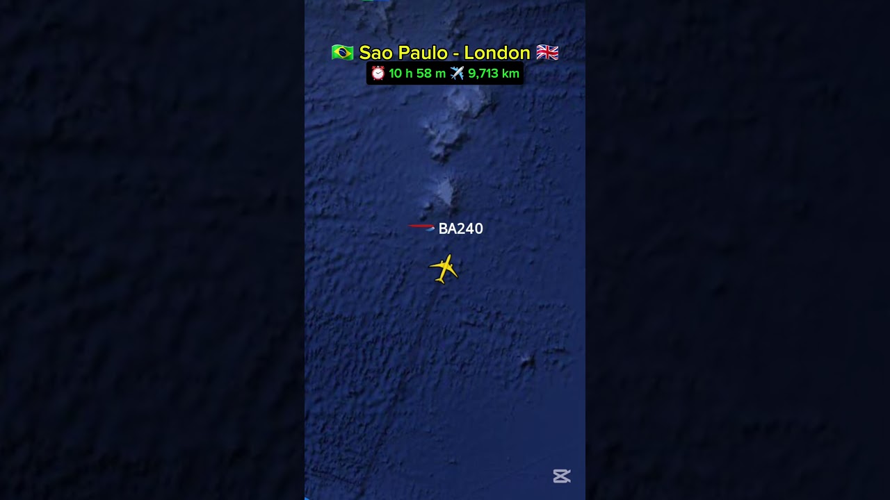 Sao Paulo to London British Airways Flight | Boeing 787 #aviation #airport #flight #london #saopaulo