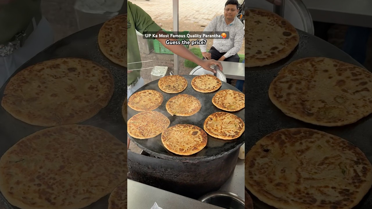 Street Style Aloo Paratha Making❤️🤤#youtubeshorts #trending #viralvideo #paratha #aloo #street