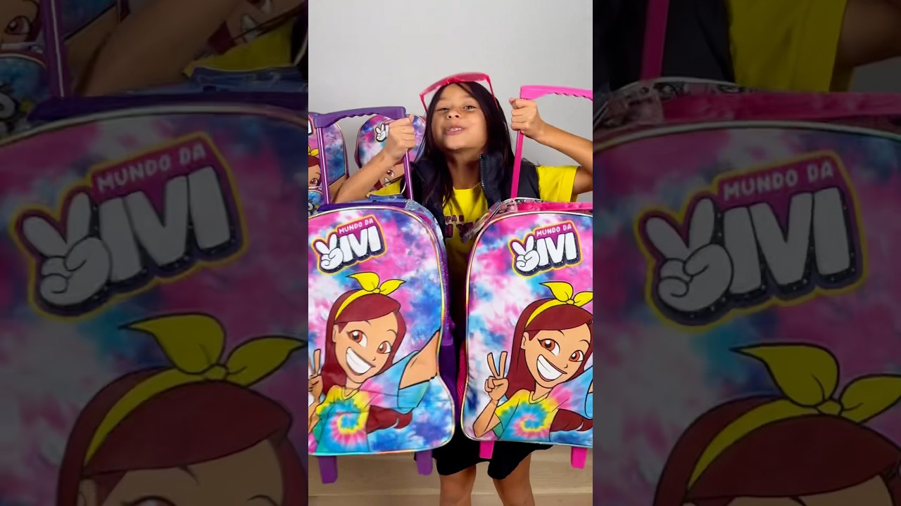 E o meu sonho!!🩷ou 💜 qual a sua favorita? #mochilamundodavivi