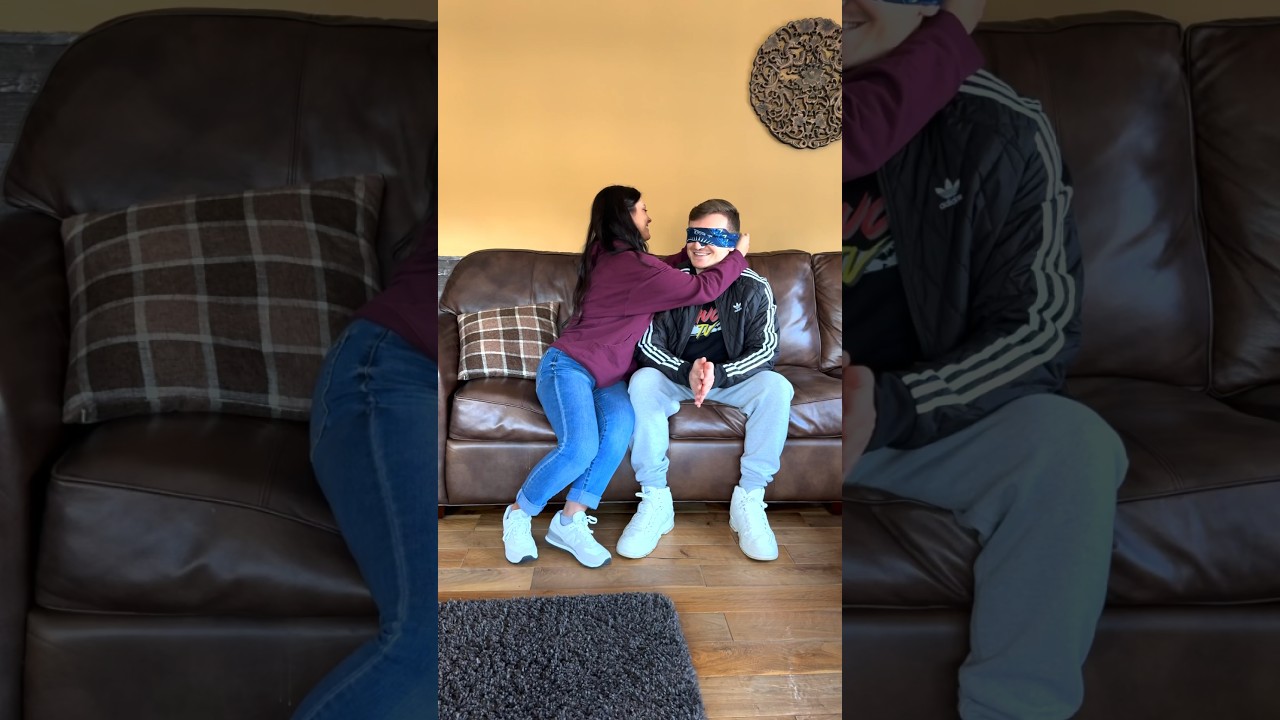 Неожиданный поцелуй с завязанными глазами