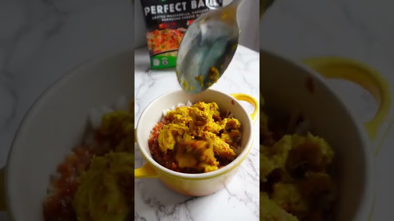 curry cheese baked rice 🧀  #shorts #cheese