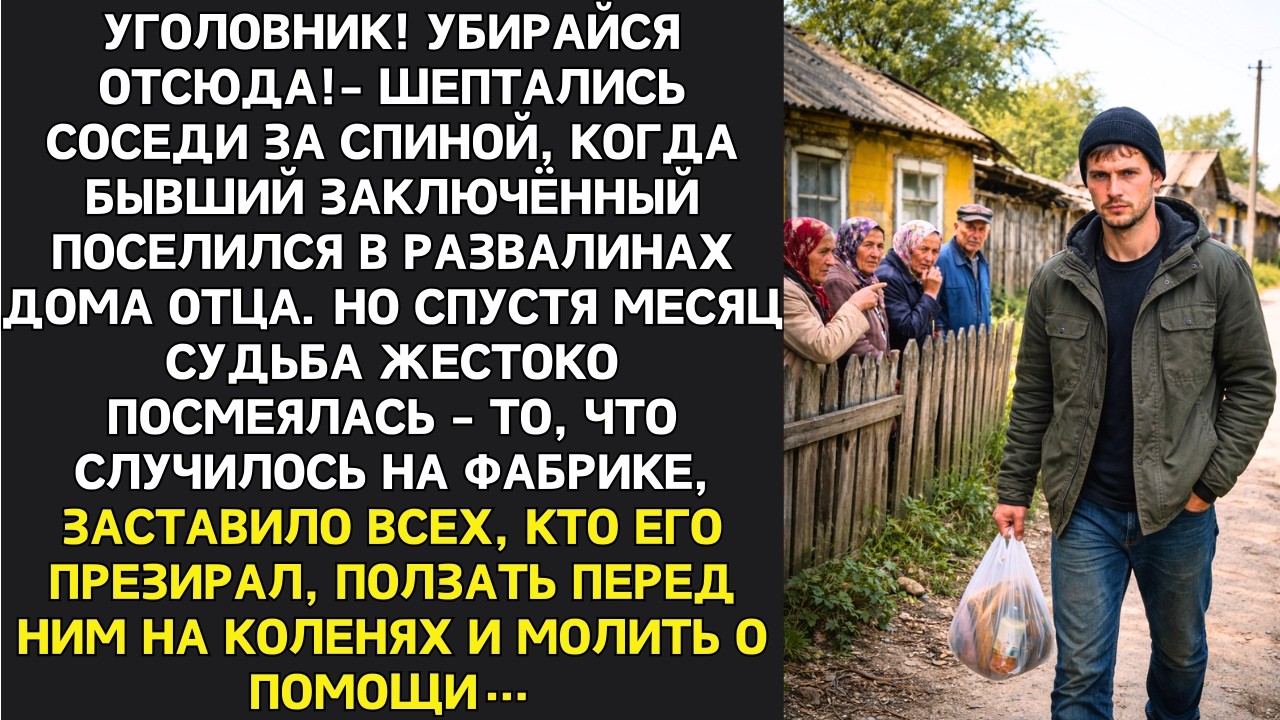 Выйдя по УДО  вернулся в деревню. Никто не ждал. Никто не хотел. Но ОДНА НОЧЬ всё изменила...
