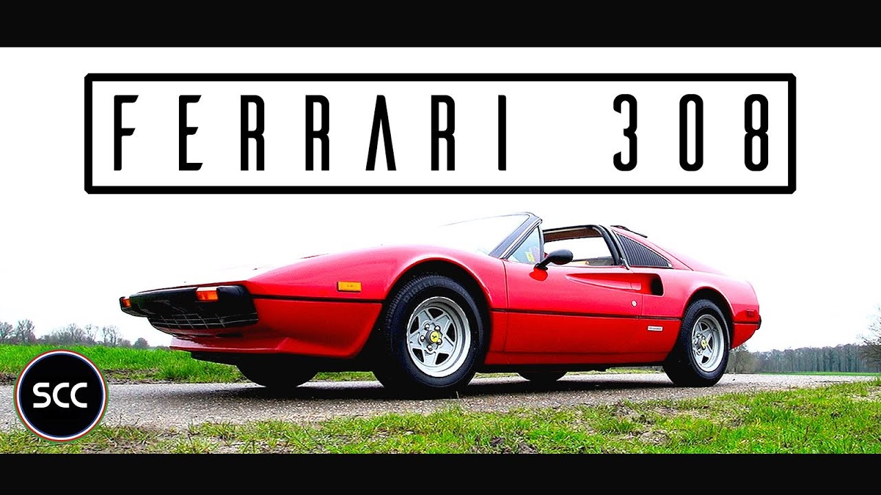 FERRARI 308 GTSi 1980 - Test drive in top gear - V8 Engine sound | SCC TV