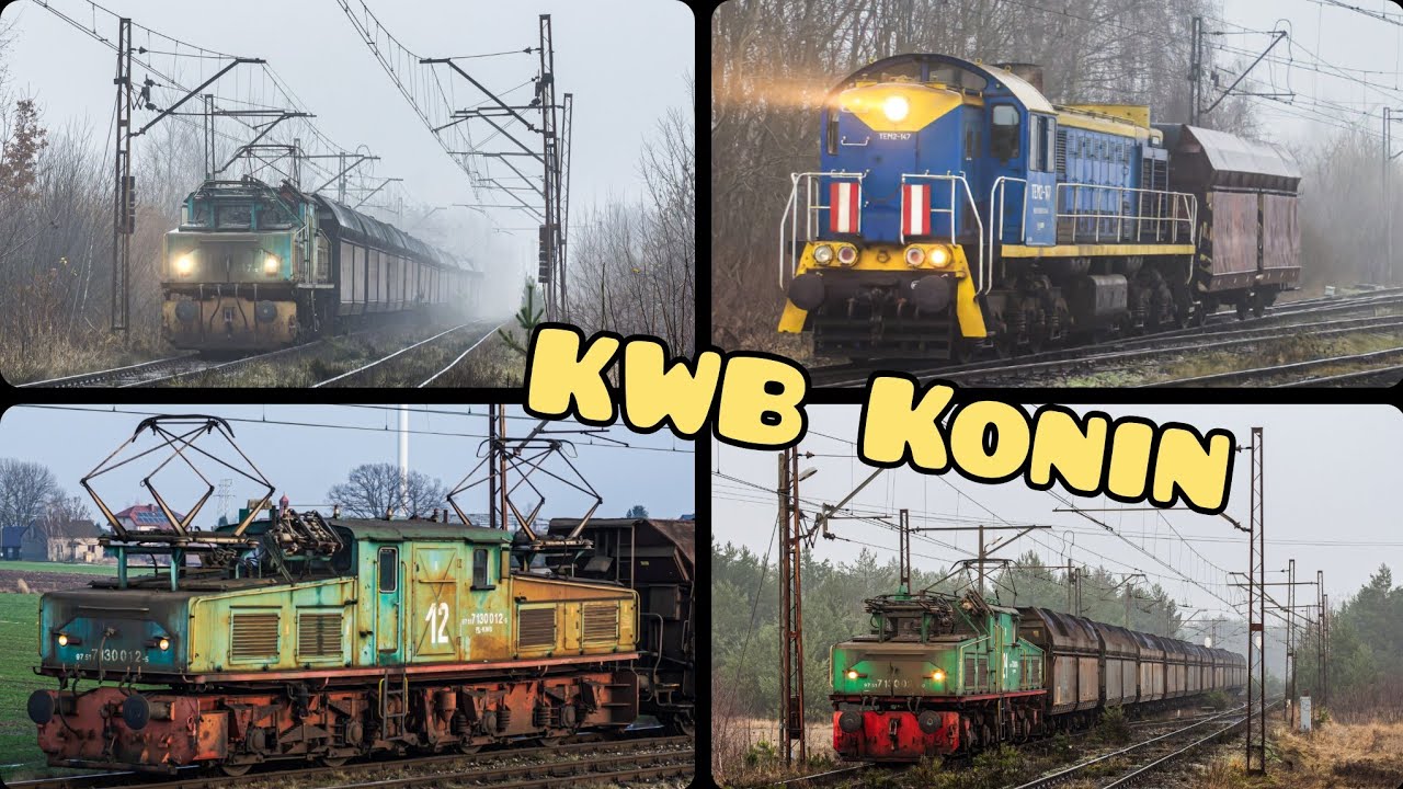 KWB Konin - Krokodyle EL2 w ruchu oraz TEM2-147, która przeszła do historii 