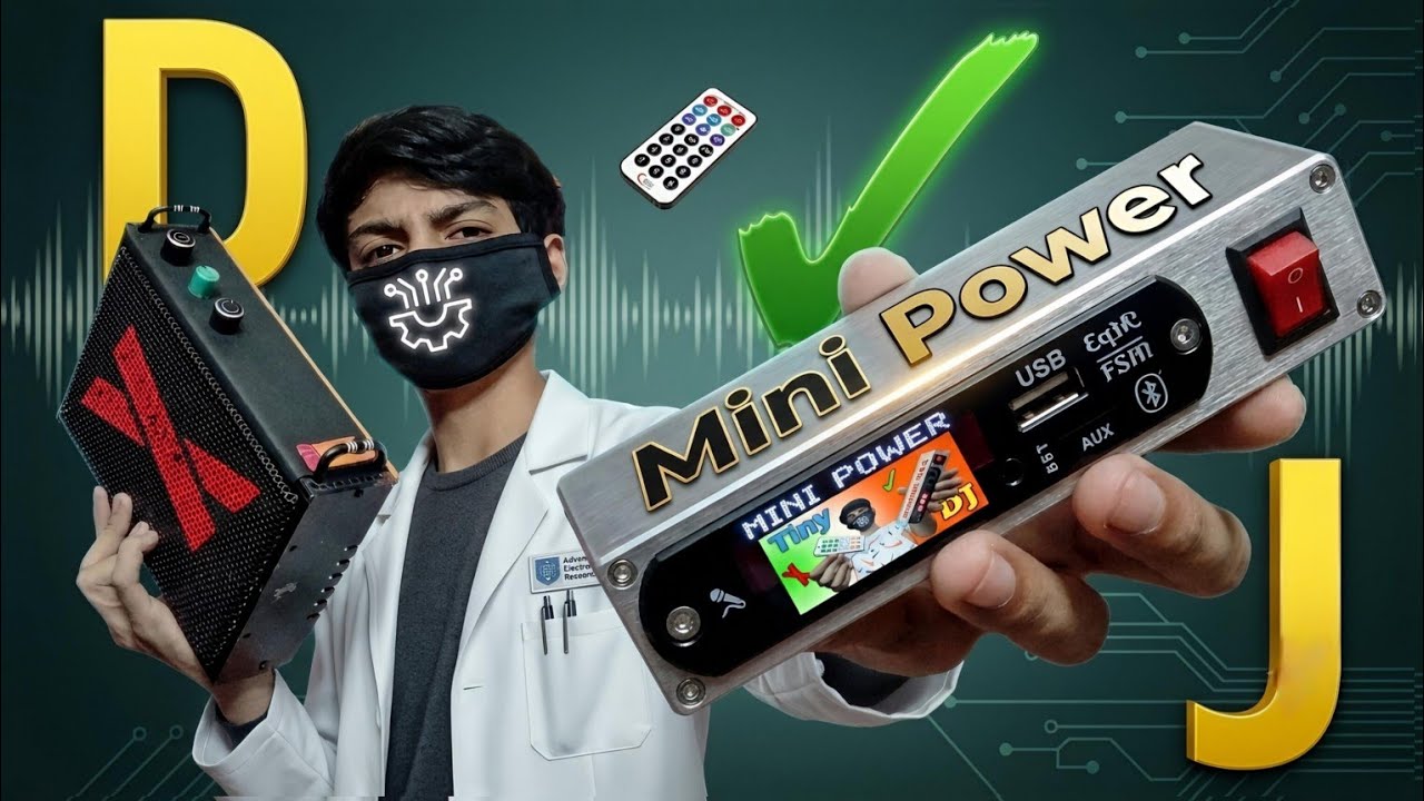Mini Amplifier BT kaise banaen. How to make BLUETOOTH dj with Remote