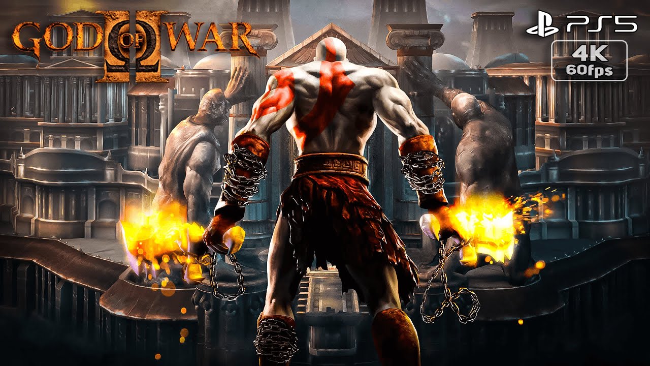 GOD OF WAR 2 | Full Walkthrough Complete Gameplay | [With Subtitles] | (4K 60fps) | PS2 Games