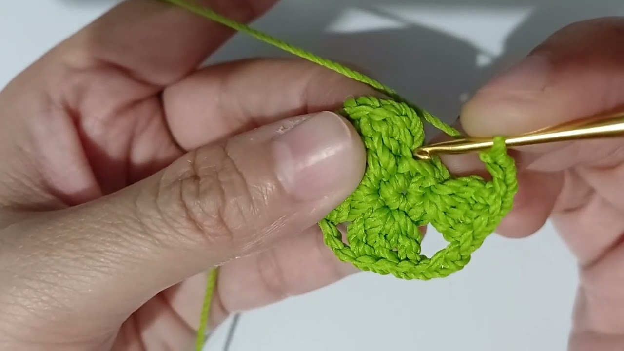 Crochet mini bag charm