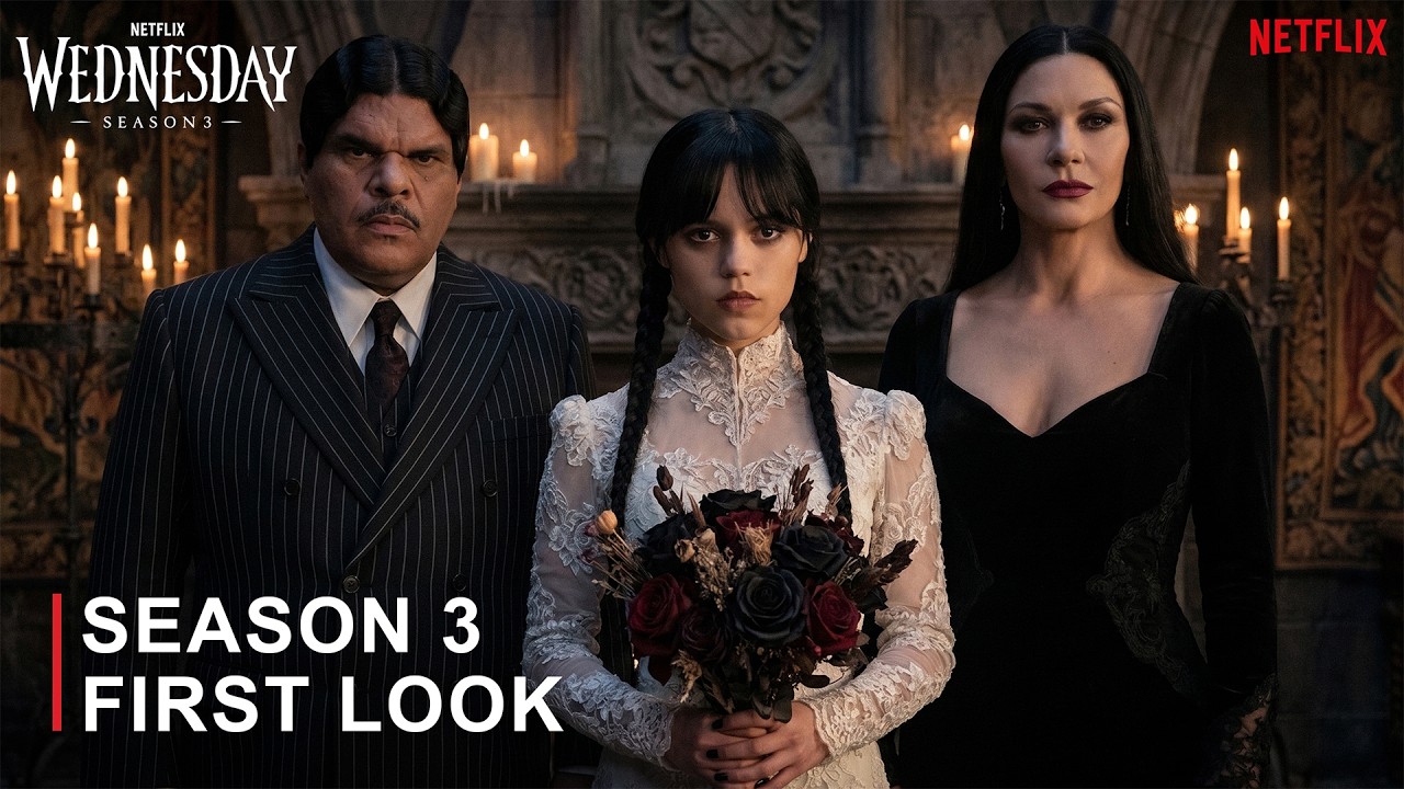 WEDNESDAY SEASON 3 - First Look (2027) Eva Green, Jenna Ortega