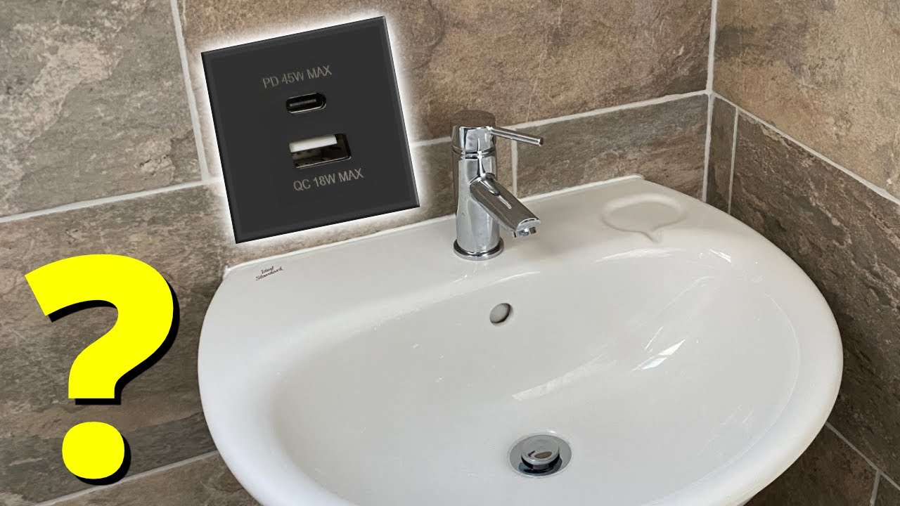 Can you install a USB charging socket in a Bathroom?
