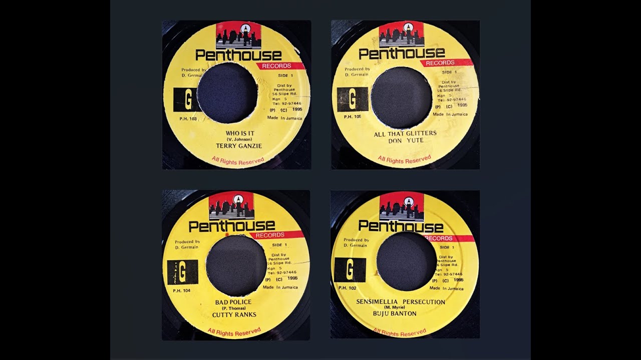 Riddim Mix: Terry Ganzie, Don Yute, Cutty Ranks & Buju Banton (Penthouse 1995)