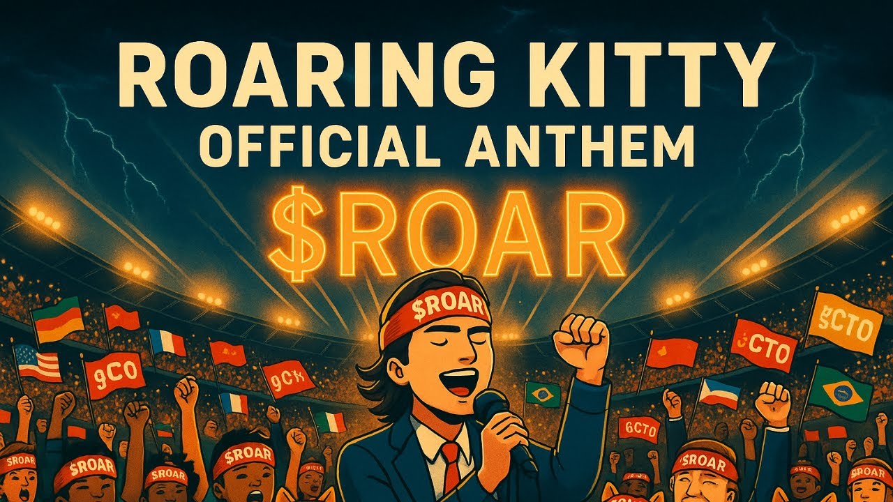 ROARING KITTY: Global Community Takeover Anthem (Official Video)