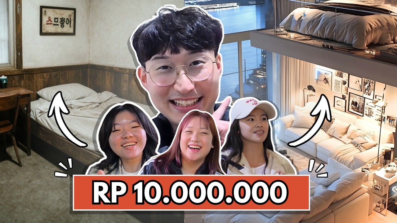 Rp 10juta bisa dapat kamar apa di Seoul, Korea?