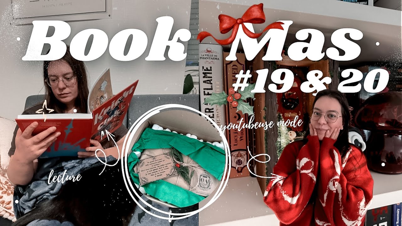 🎄BOOKMAS #19&20 : unboxing et youtubeuse mode 🫠