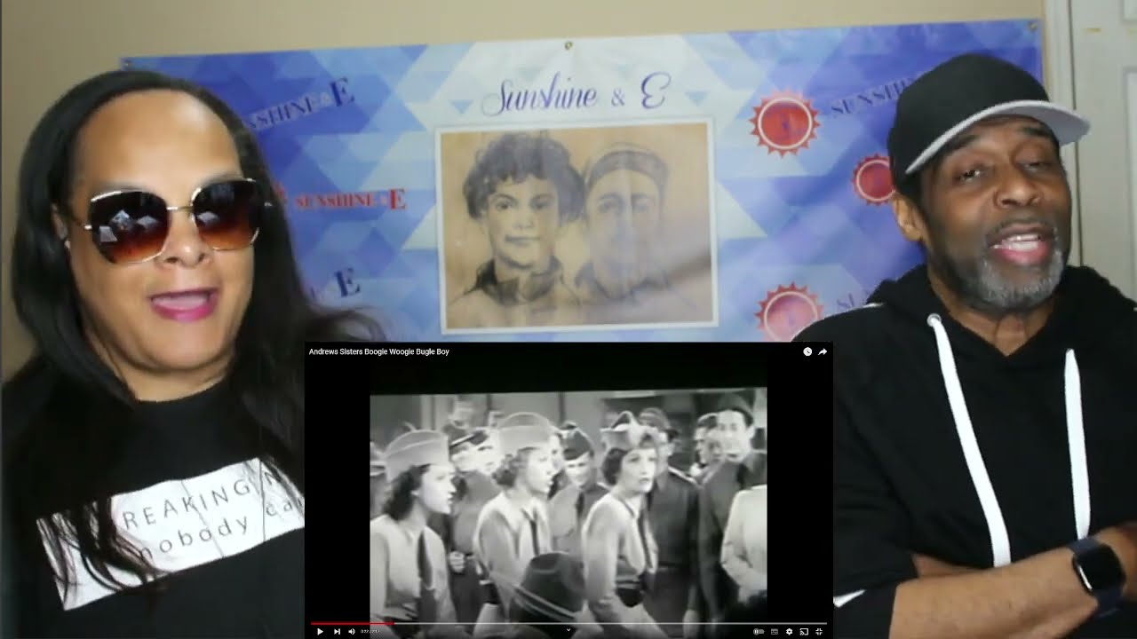 Andrews Sisters Boogie Woogie Bugle Boy \ Reaction