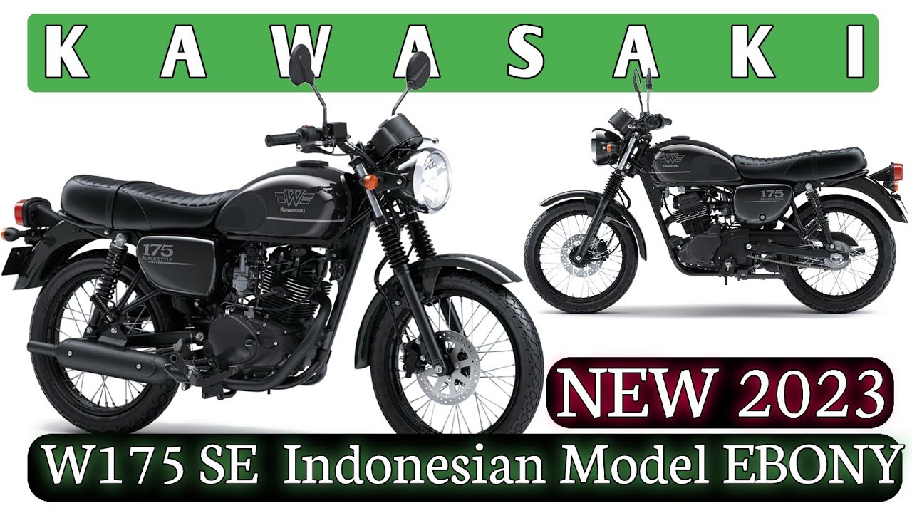 2023 Kawasaki W175 SE Indonesian Model EBONY