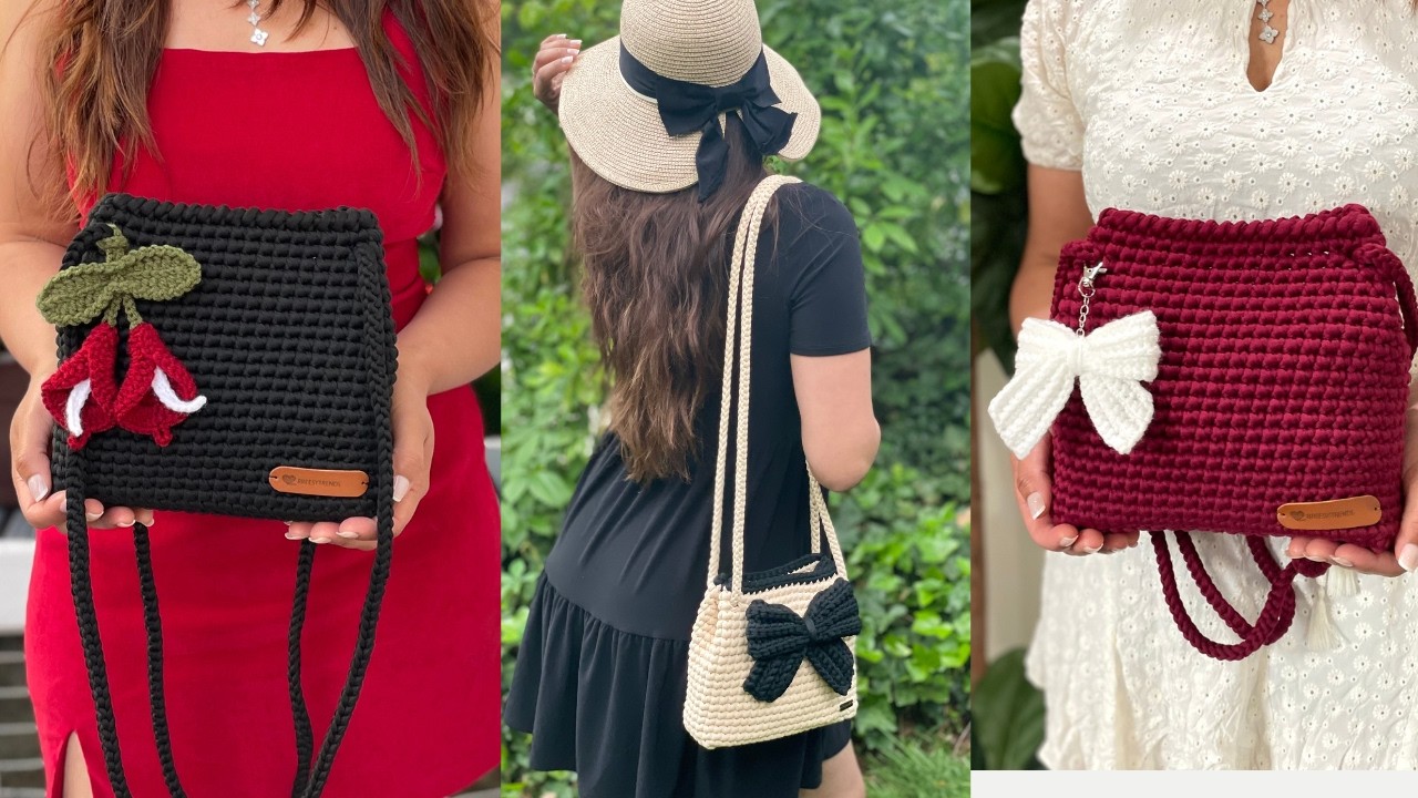 👜 C&oacute;mo hacer un bolso a trapillo moderno | Tendencia Pinterest paso a paso ✨ [F&Aacute;CIL Y RESISTENTE]