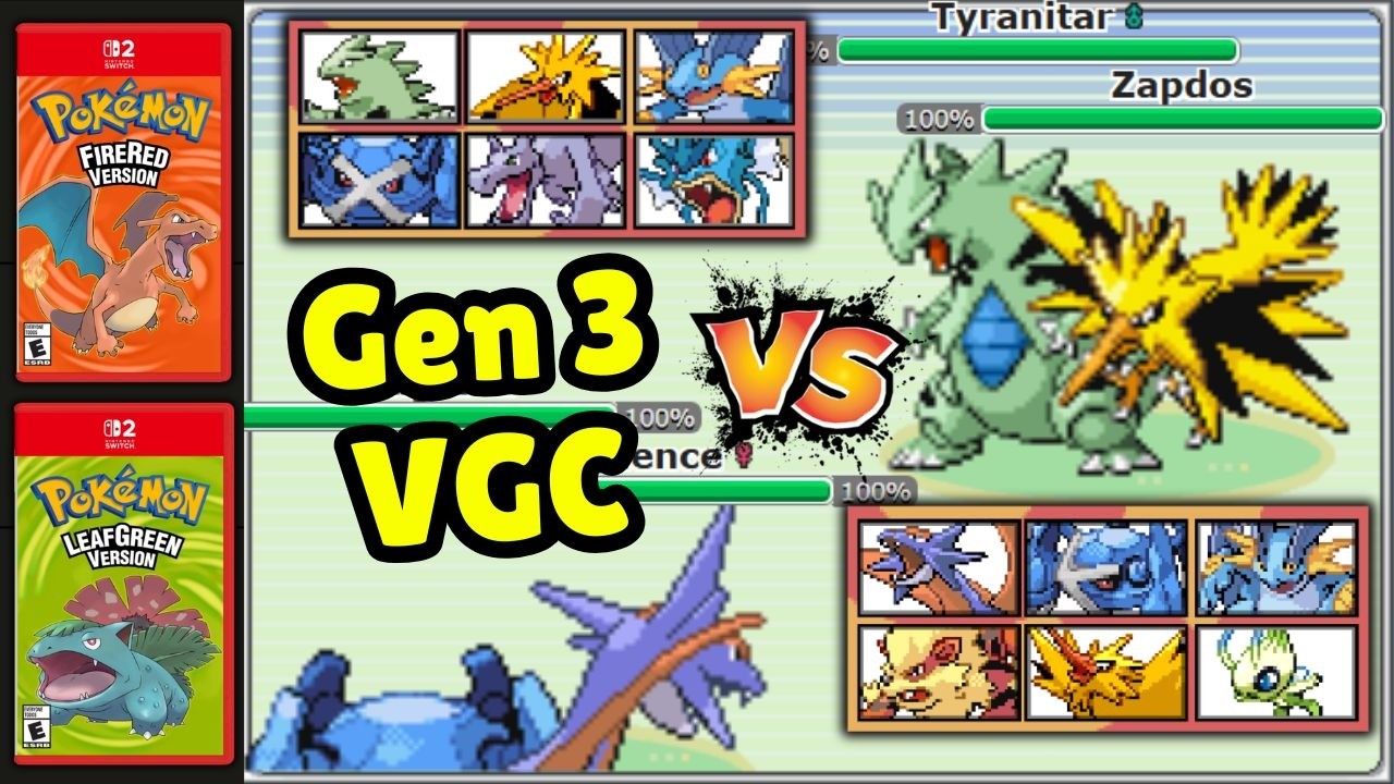 История соревновательной игры Pokemon VGC! Взгляд в прошлое, на FireRed и LeafGreen!