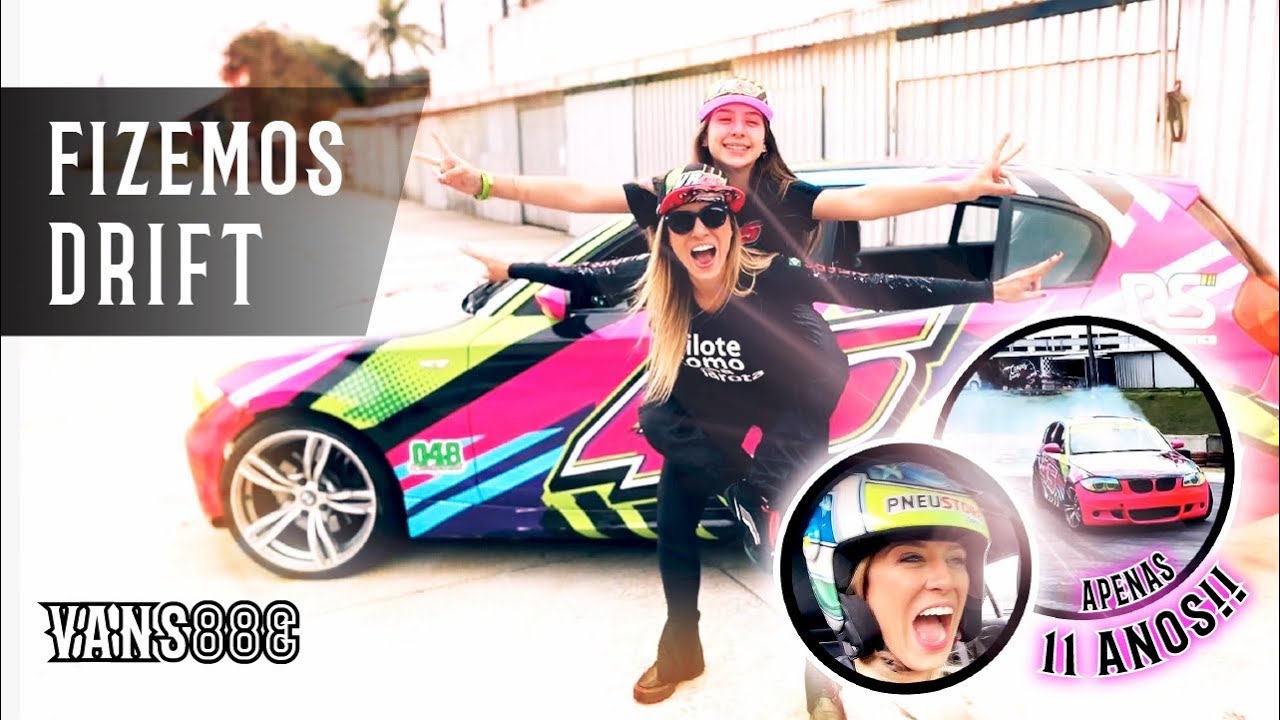 FIZ DRIFT COM UMA MENINA DE 11 ANOS! - com VALENTINA VR45