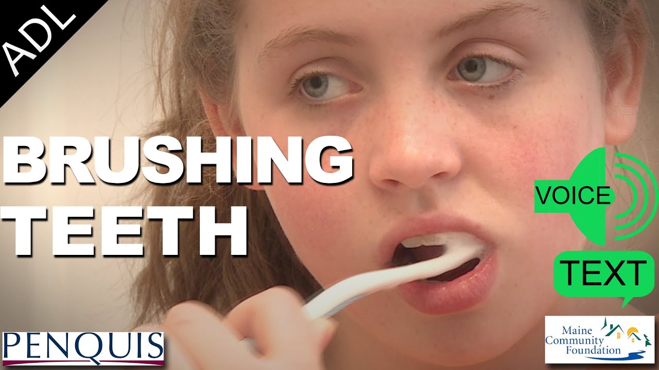 Brushing Teeth (Text and Voice) - Penquis ADL Tools