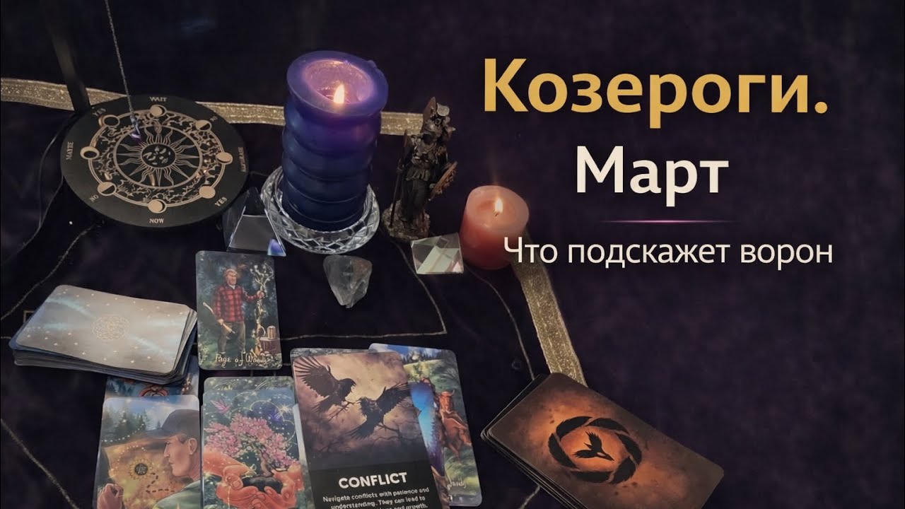 Козероги. Март. Ворон советует.