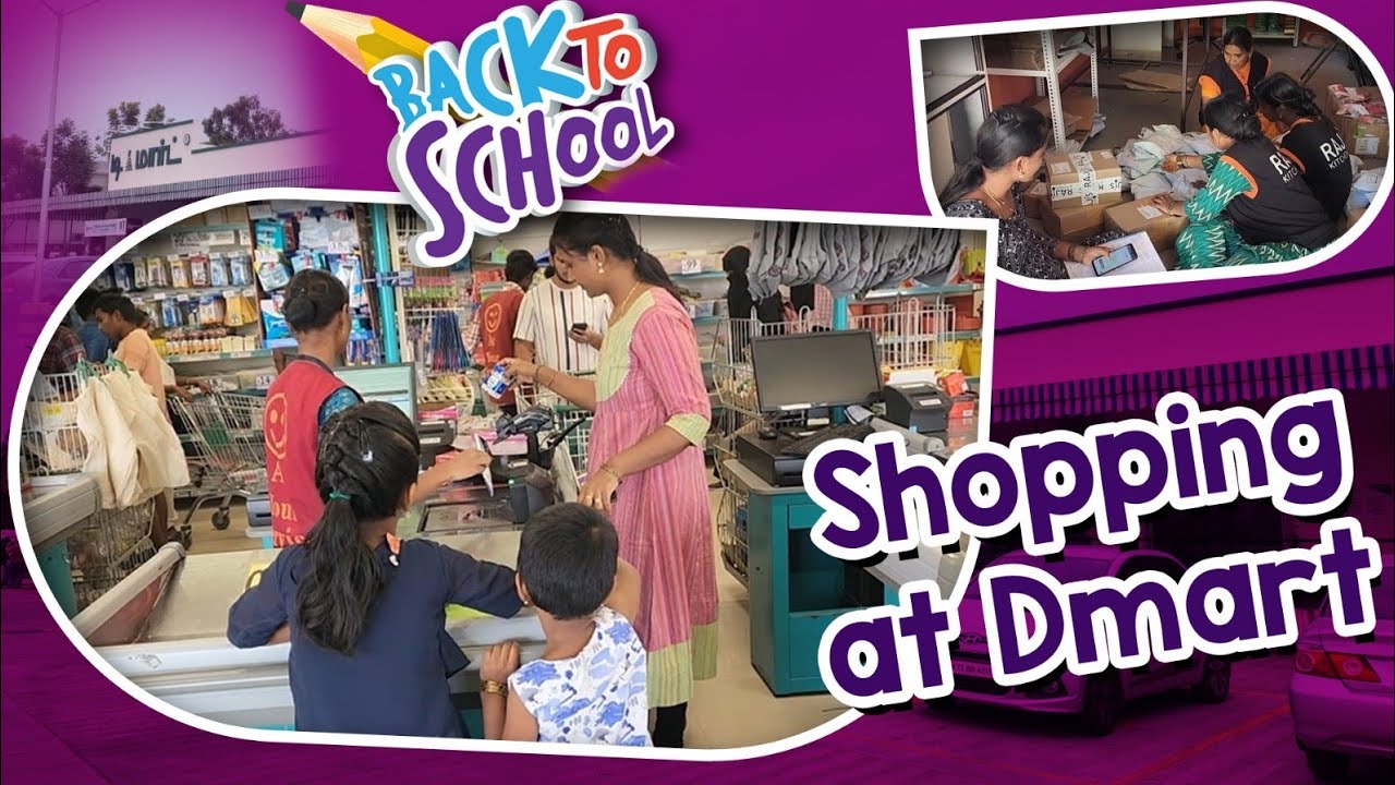 Back to School Shopping at DMart 2023 | Getting Ready for School opening | RK Family Vlogs