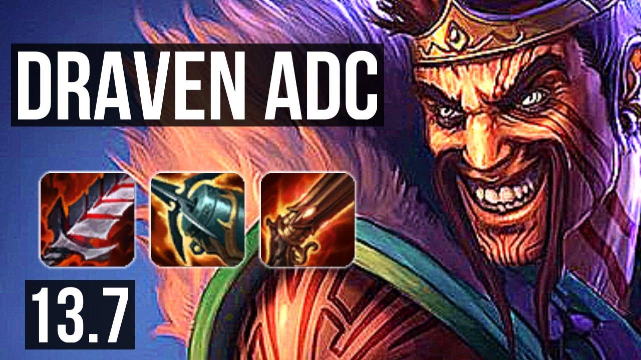 DRAVEN & Milio vs JINX & Thresh (ADC) | 1.9M mastery, 11/2/8, 600+ games, Godlike | KR Master | 13.7
