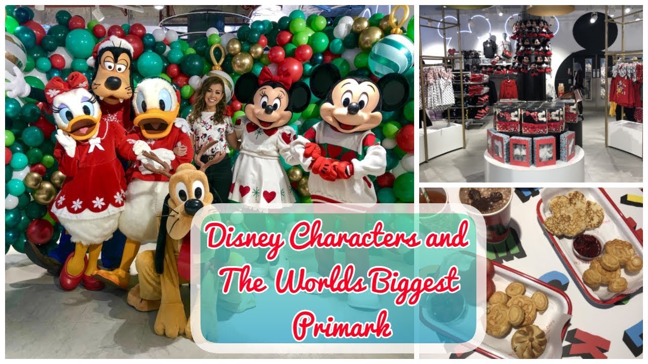 WE MET ALL 6 DISNEY CHARACTERS AT PRIMARK | Gemma Summer | November 2019