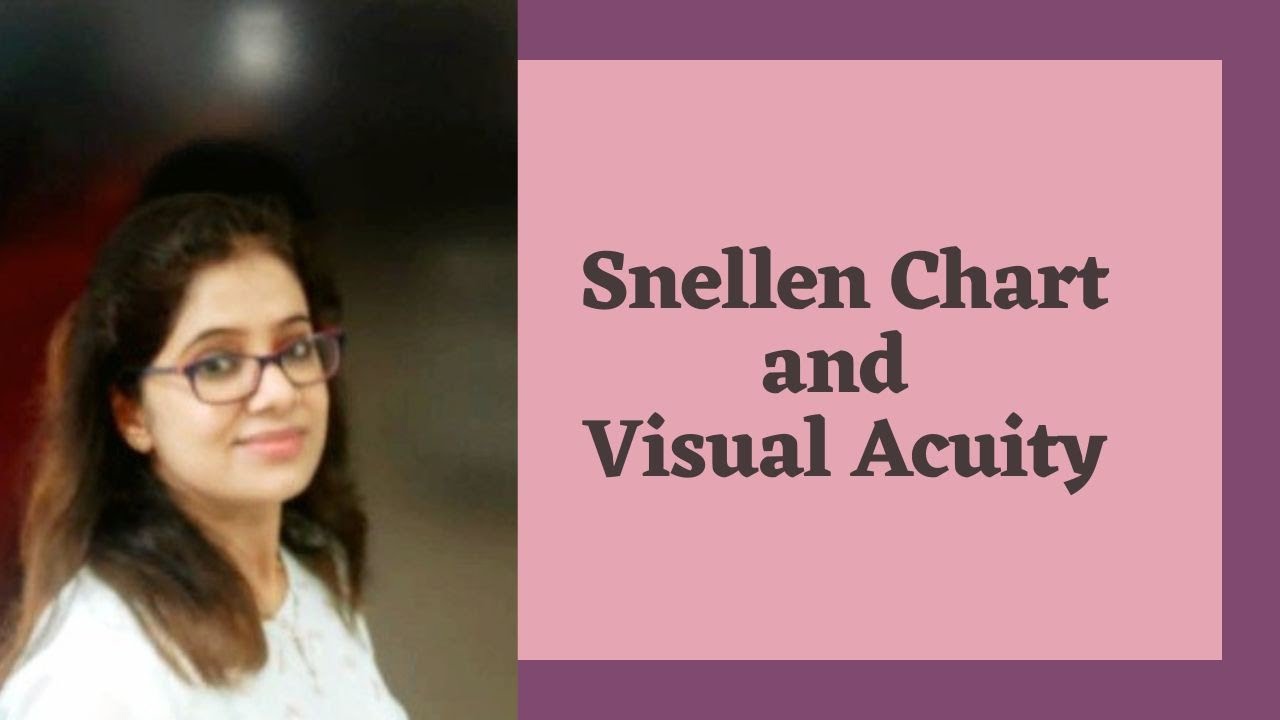 Visual acuity and Snellen's chart