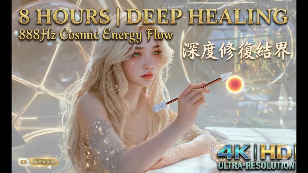 [30 Days Built] 8HR 🌌 888Hz Universe Archiving Your Kindness | Focus & Sleep Ambient 八小時陪伴
