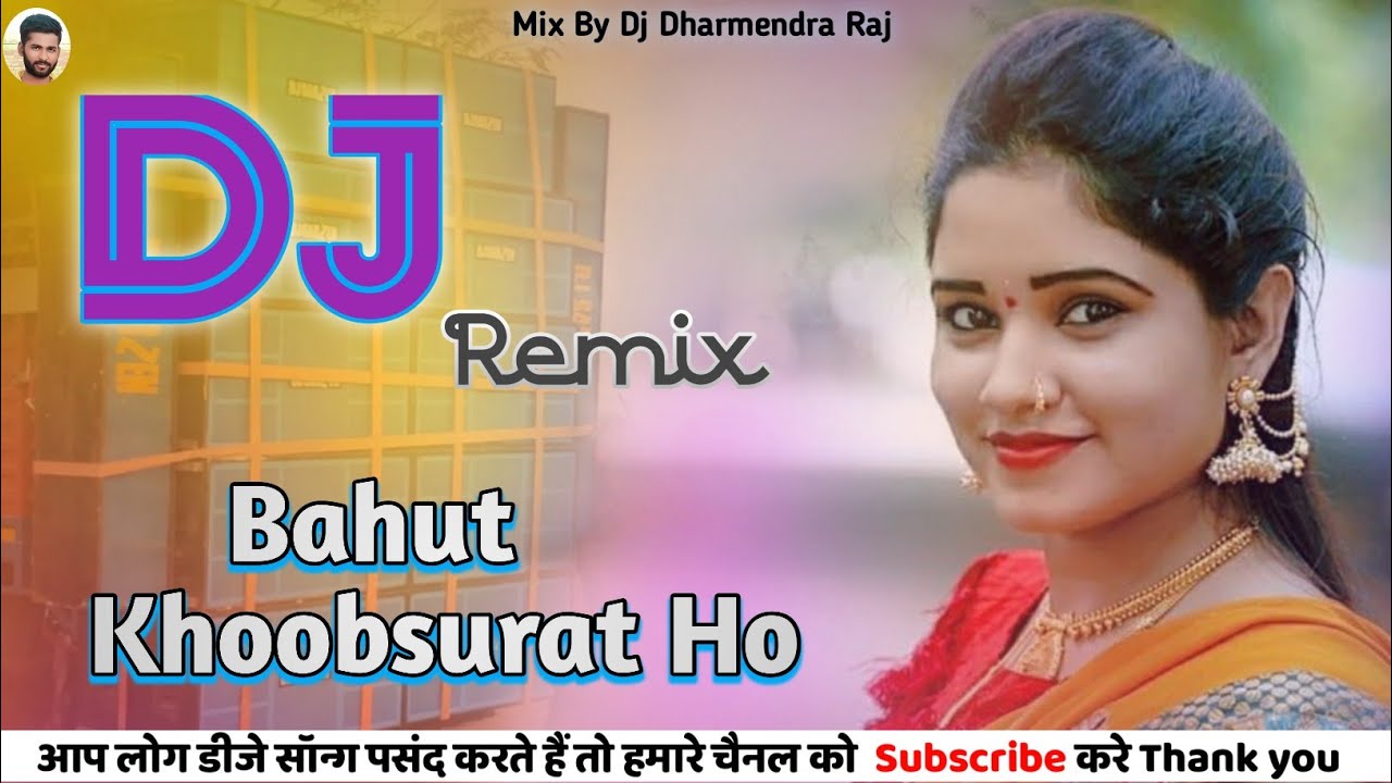Bahut Khoobsurat Ho __jhan jhaan Bass mix ( OLD IS GOLD )  Hindi Dj Remix Song _ Dj Dharmendra Raj 
